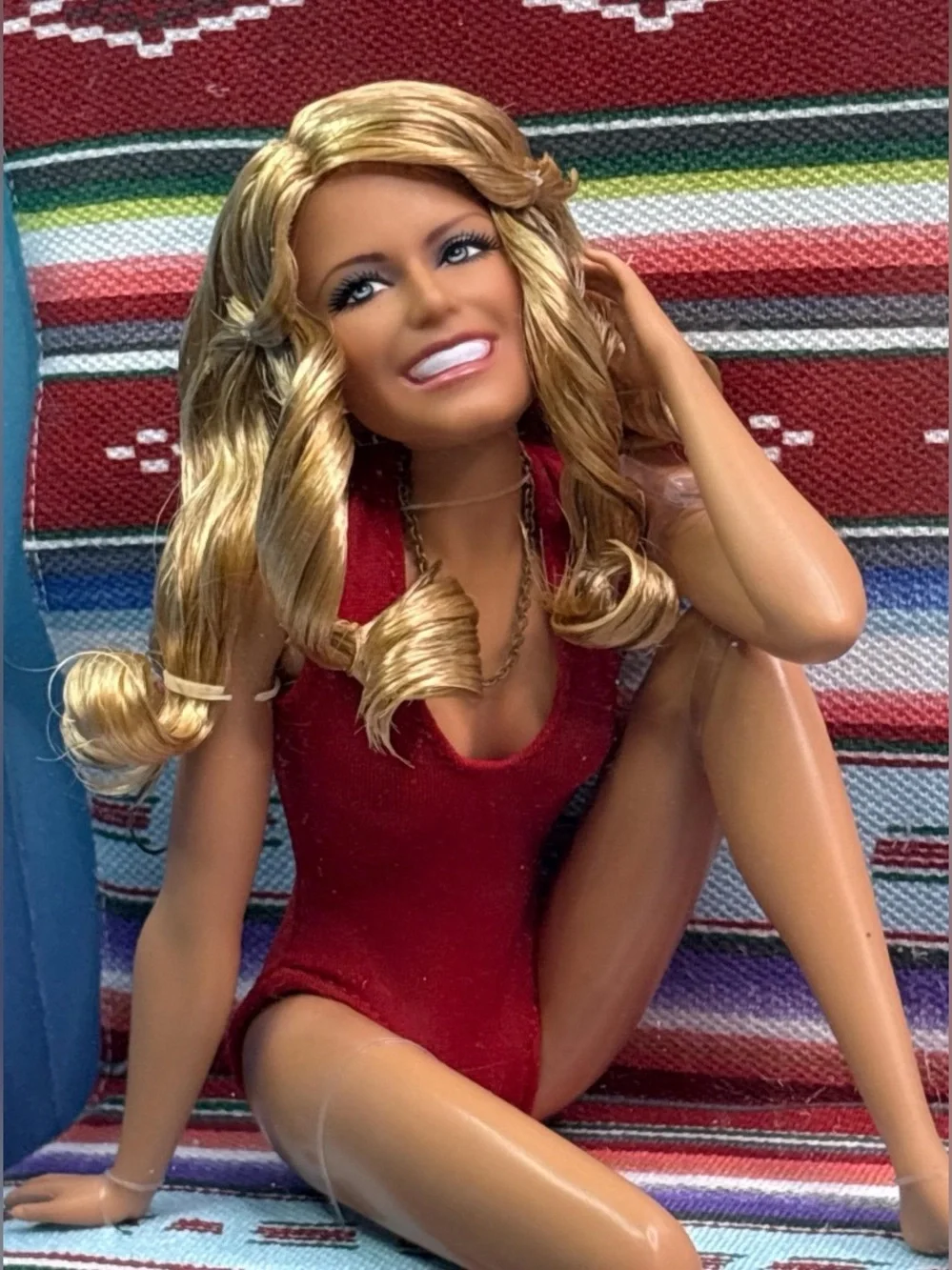 Mattel Farrah Fawcett Barbie Black Label Collector Doll V7161 NRFB